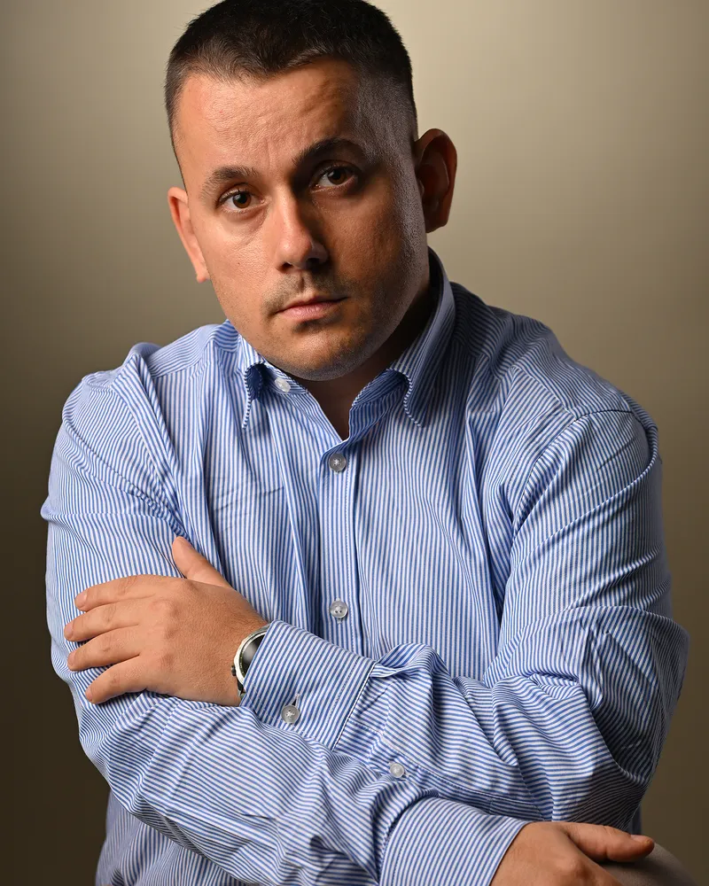 Portrait of Stefan Stojanović, graphic and UI designer based in Novi Sad