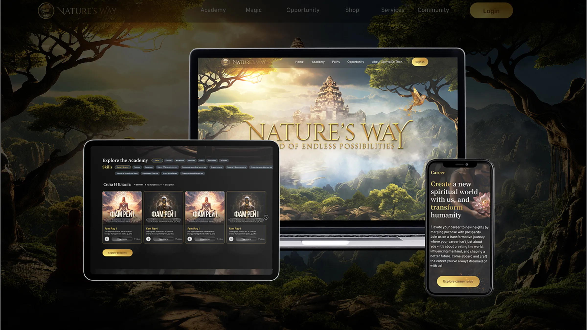 Nature’s Way - hero image composite landscape