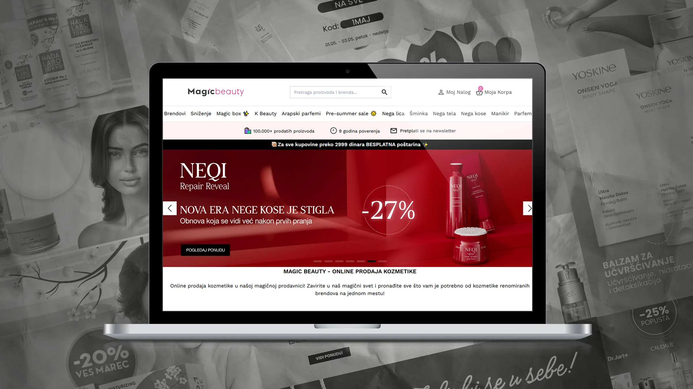 MagicBeauty.rs advertising - digital and print campaign creatives