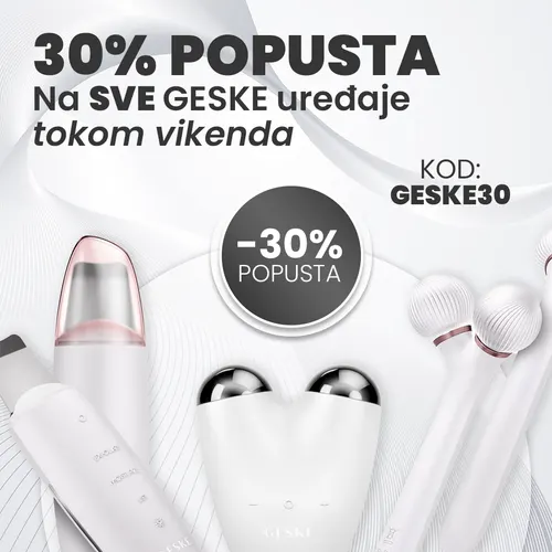 GESKE beauty devices weekend ad - 30% off with the code GESKE30