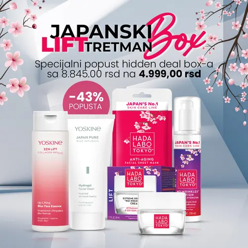 Japanese Lift Treatment Box ad - Yoskine and Hada Labo Tokyo, 43% off
