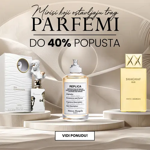 Perfume sale ad for Viber - scents that leave a trace, up to 40% off