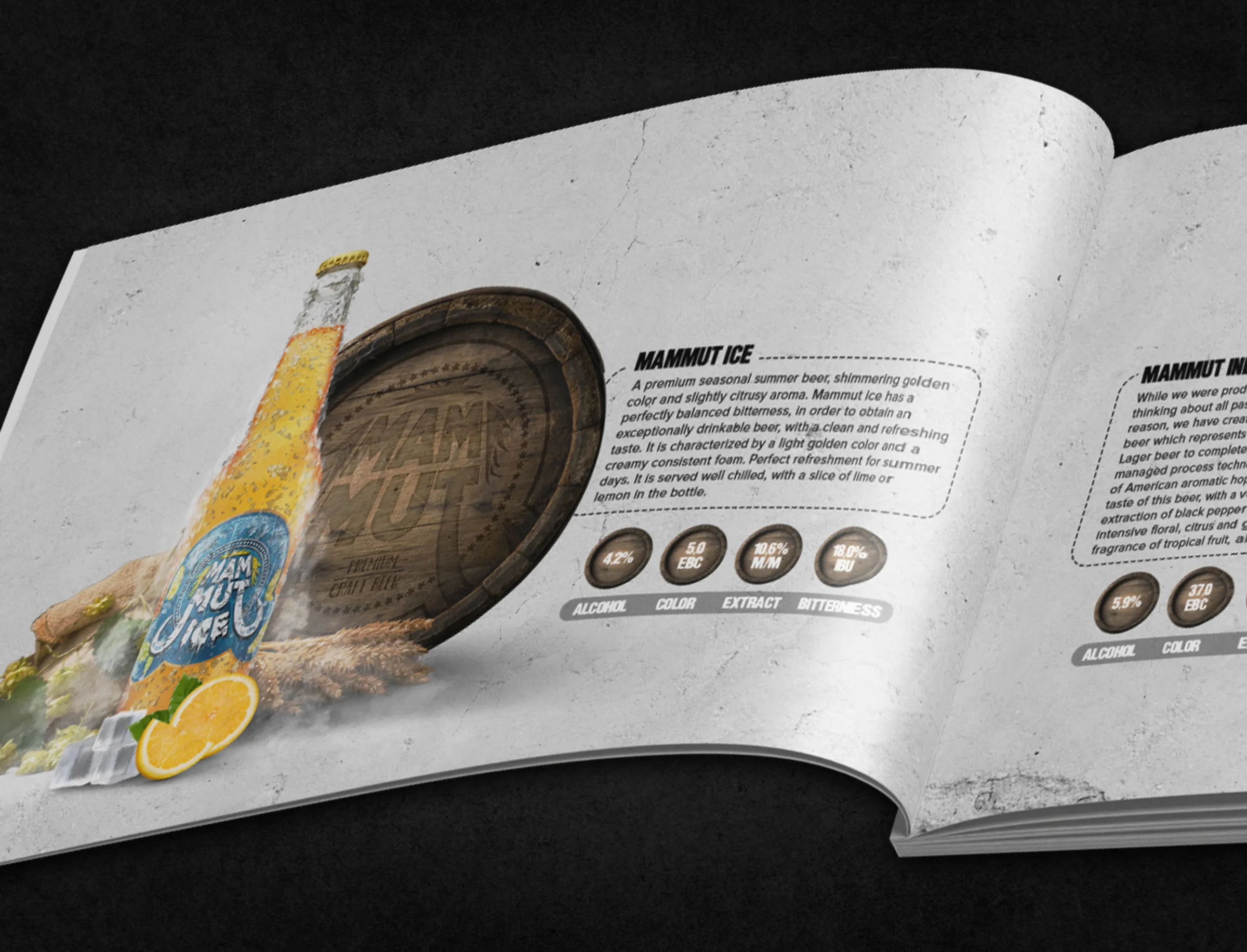 Mammut Craft Beer catalogue - Mammut Ice product profile spread