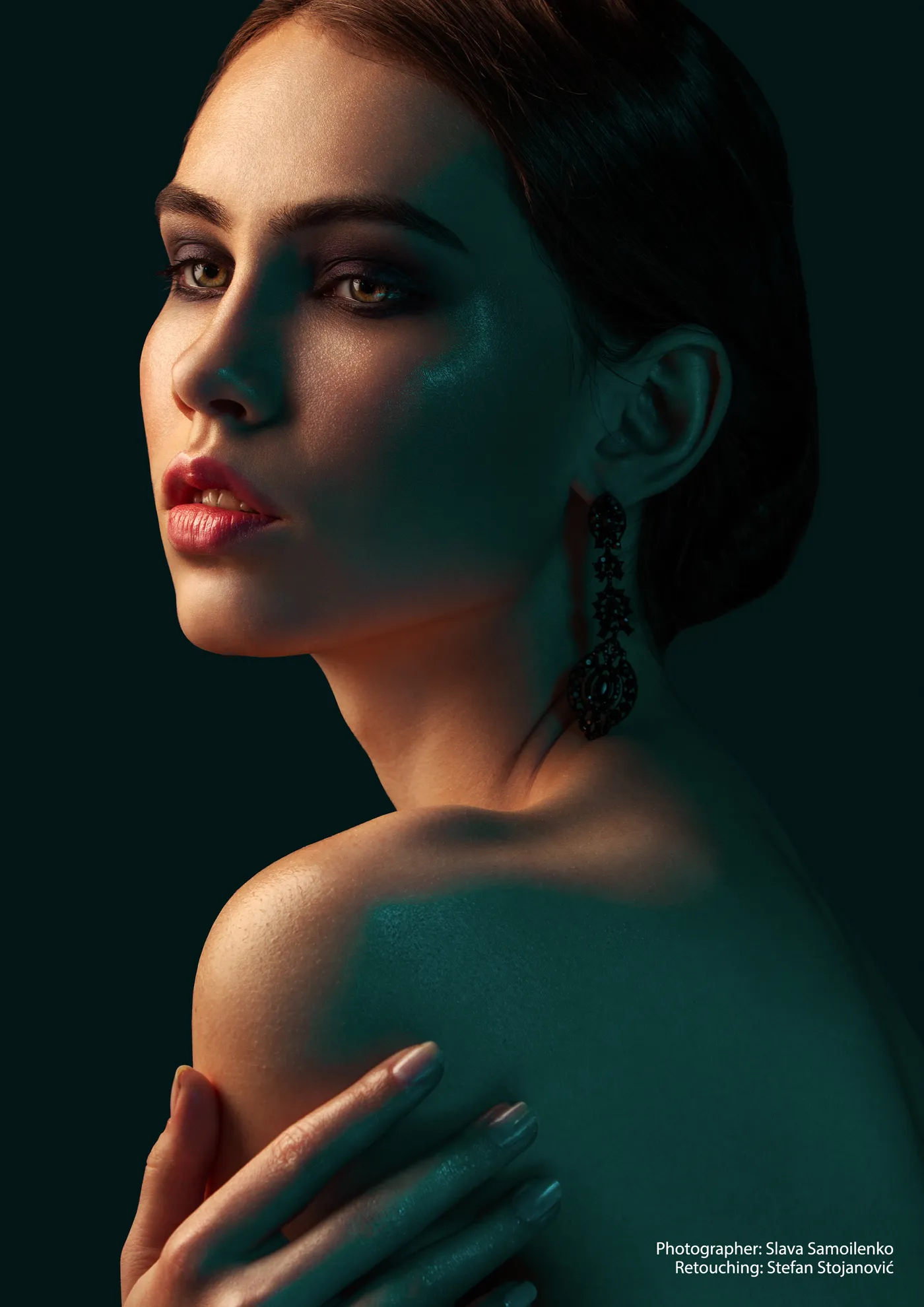 Creative photo retouching - conceptual portrait