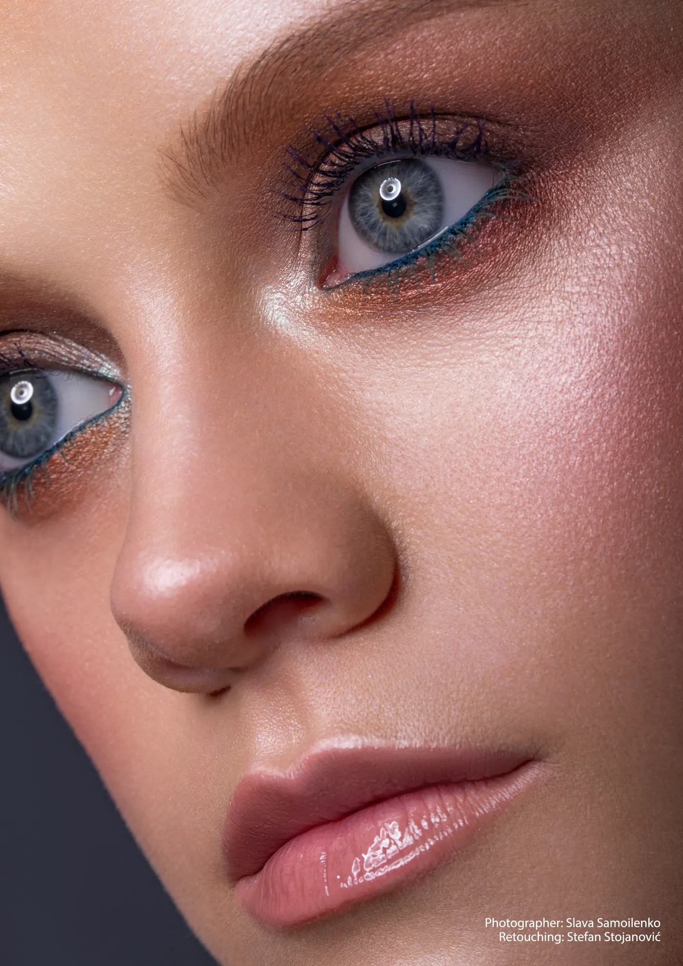 Creative photo retouching - light manipulation study
