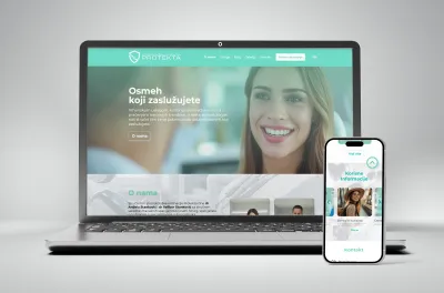 Protekta dental clinic website design